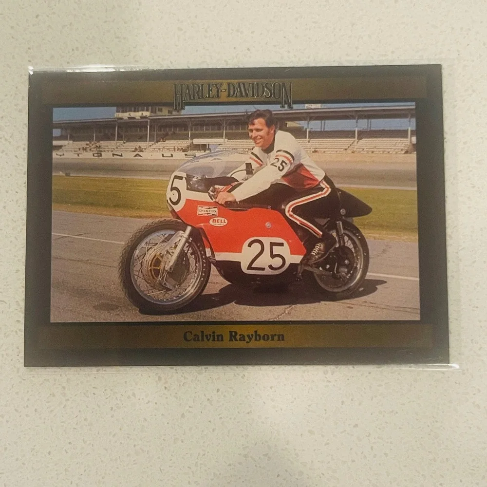 1992 Harley-Davidson Series 2 Cal Rayborn Trading Card 181 Collect-A-Card Racing